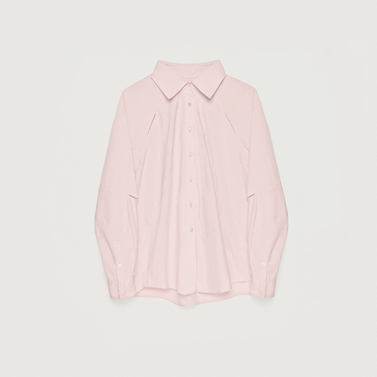 "Spring and Summer Prank" Tencel jacquard striped long-sleeved shirt jacket women's loose top - Image 8