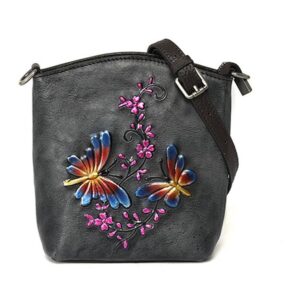 Leather Small Cross Body Bags For Women Mini Iphone Purse